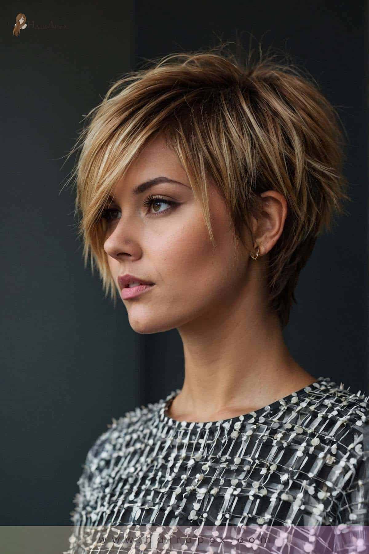 25. Spiky Fringe Bob 2