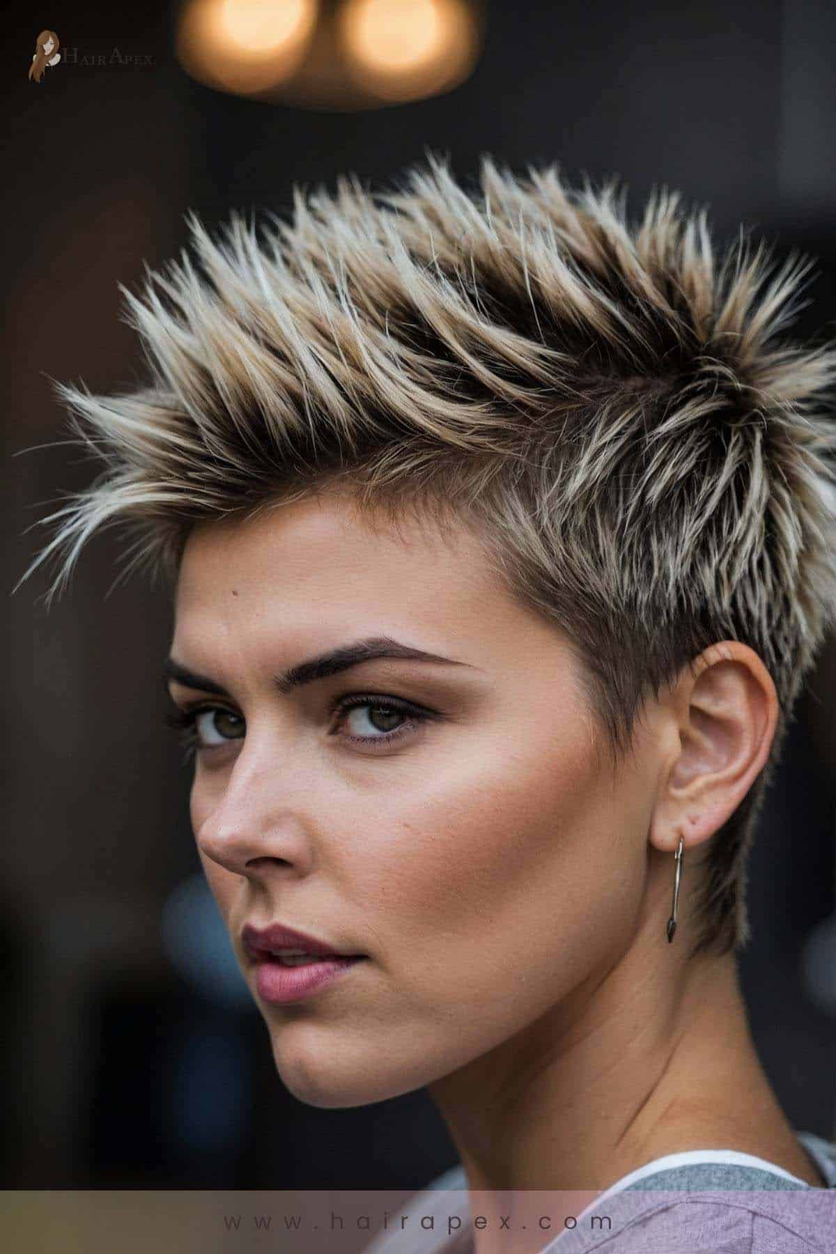 26. Dramatic Spiky Undercut 1