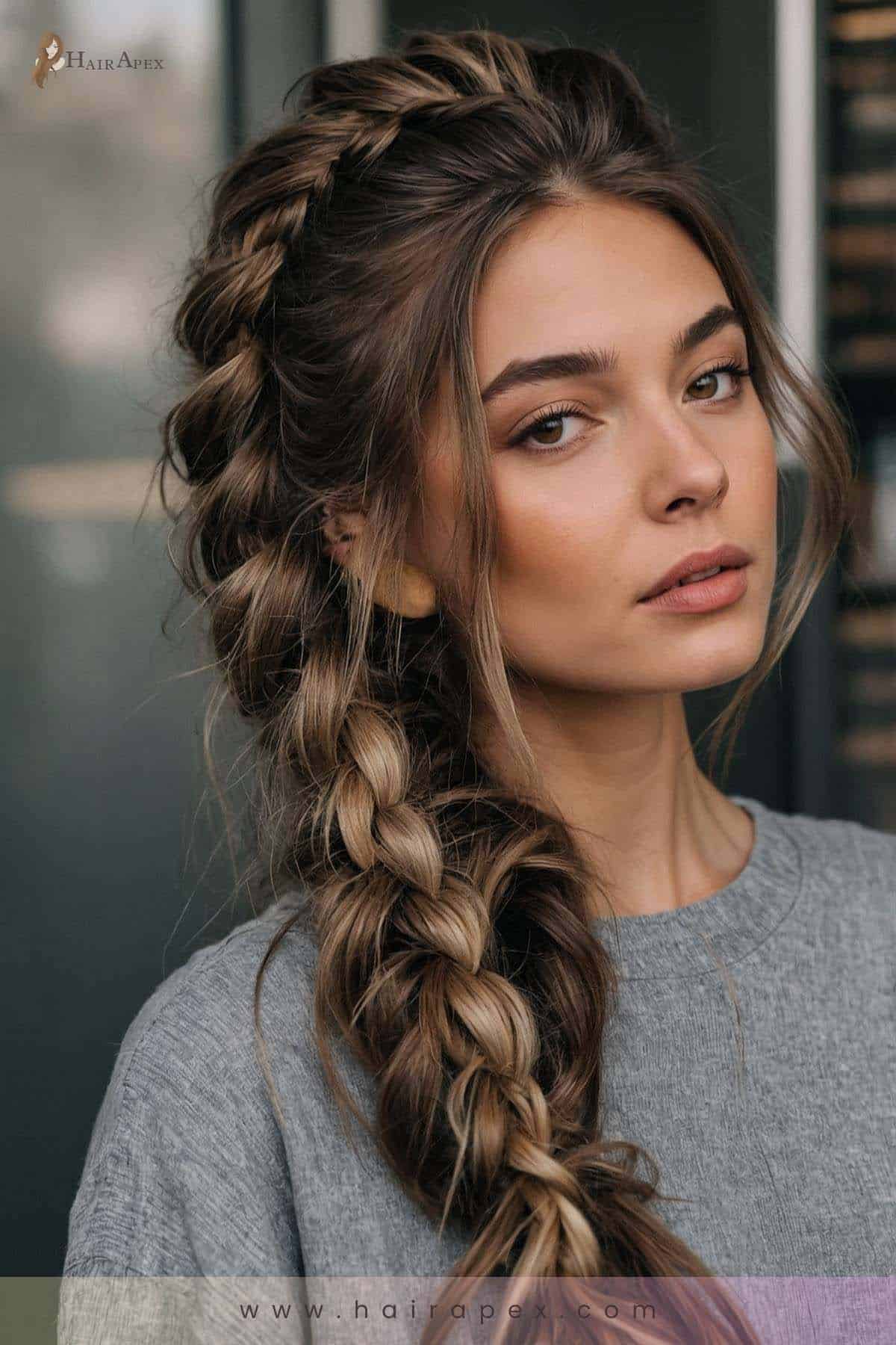 26. Messy Braid Options 1