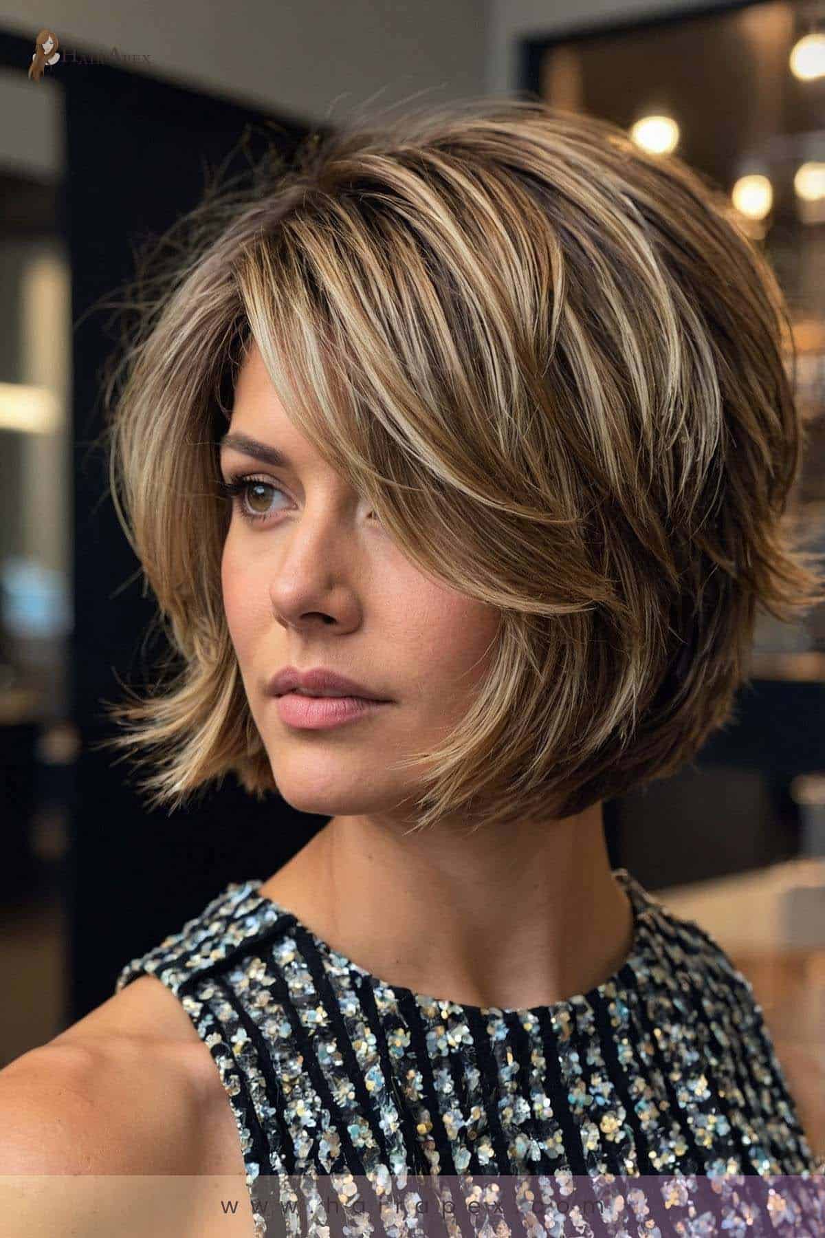 3. Voluminous Layered Bob 1