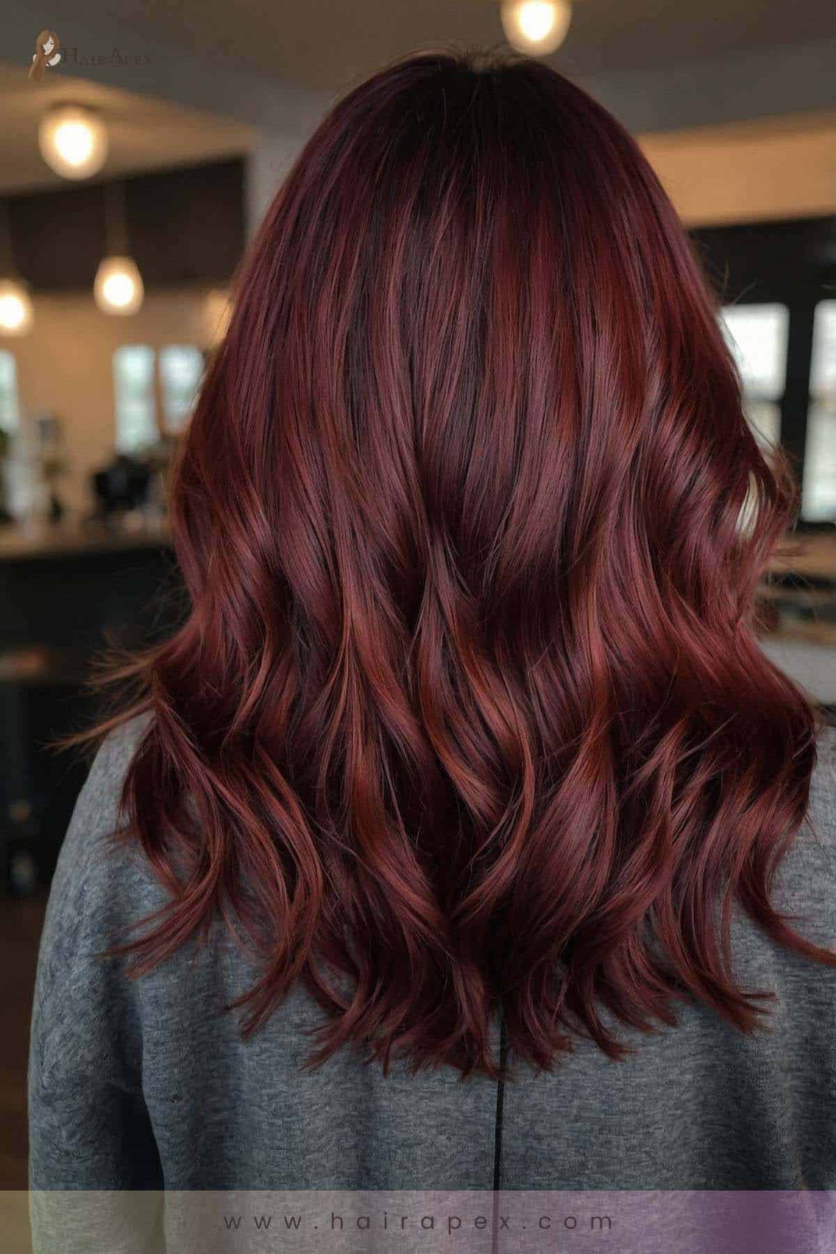 30. Red Wine Hair Shade 2