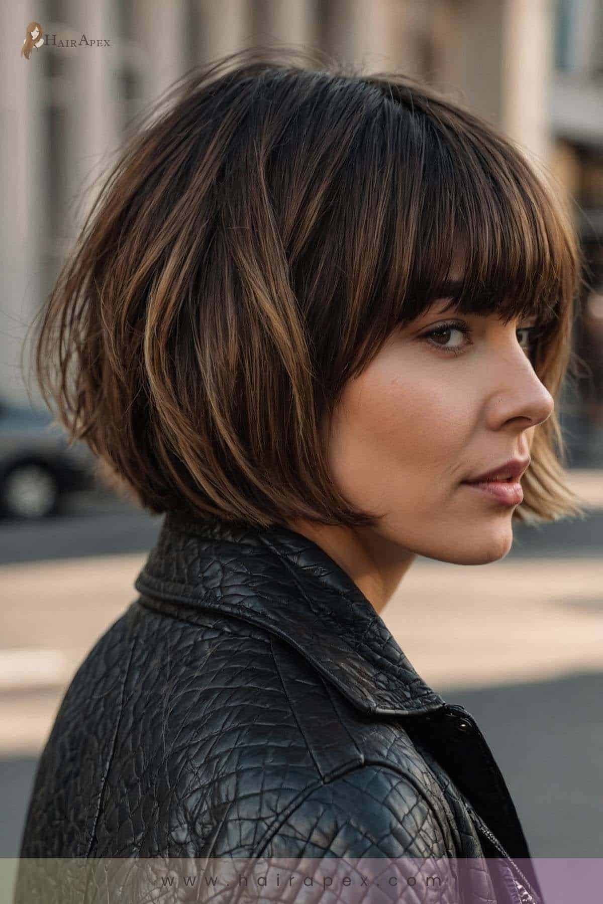 33. Straight Bangs Bob 2