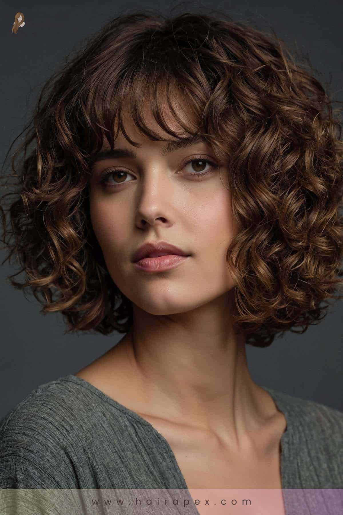 5. Layered Curly Bob 1