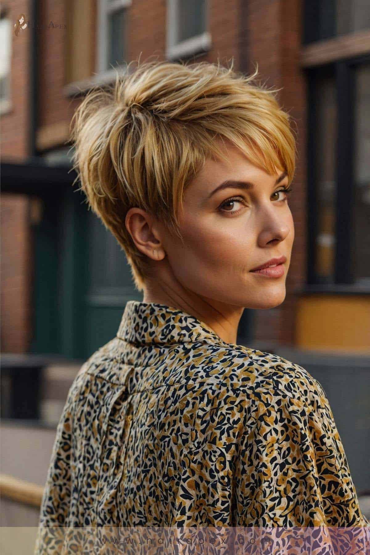 7. Golden Blonde Pixie 2