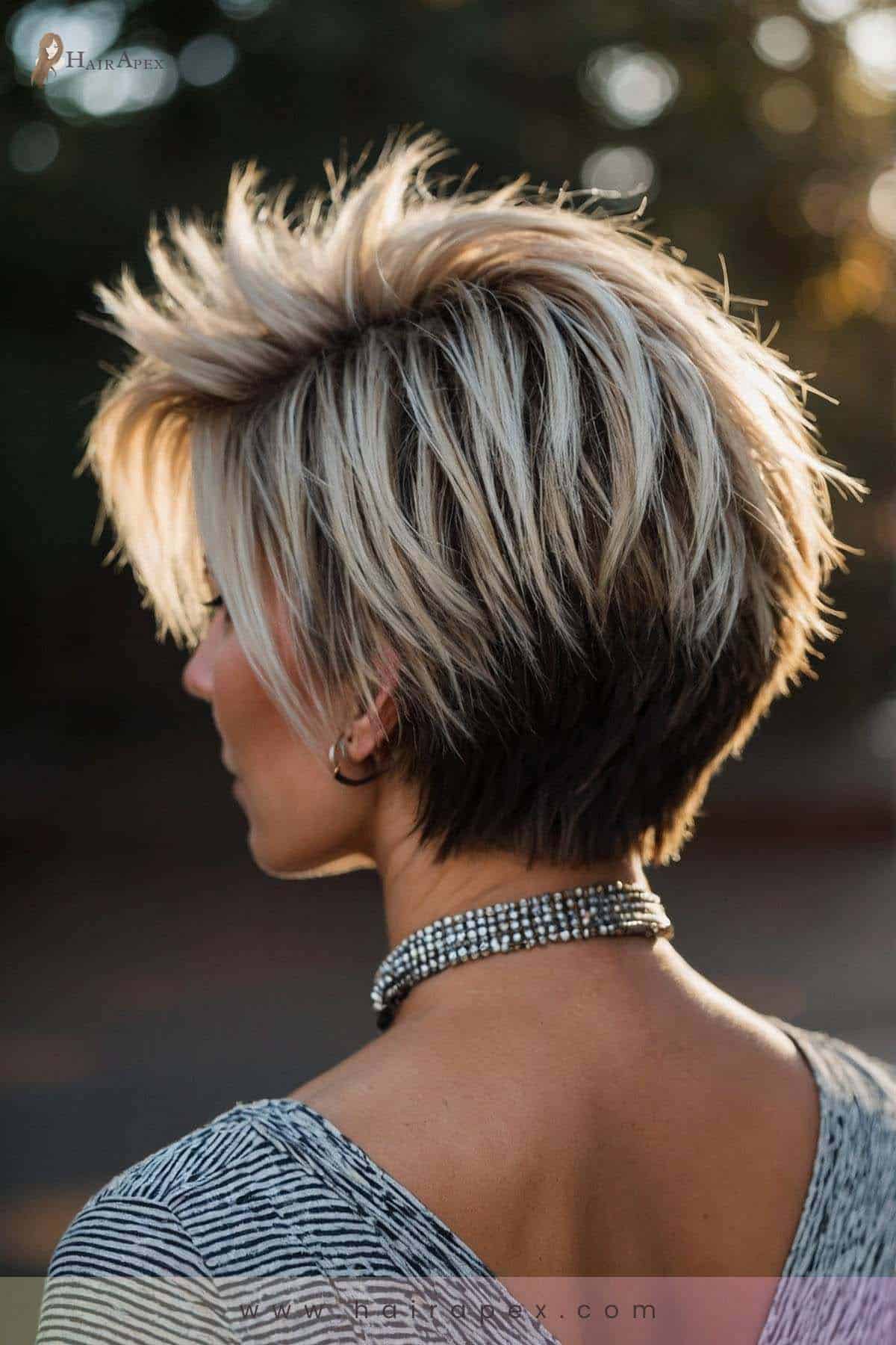 9. Chic Spiky Bob 2