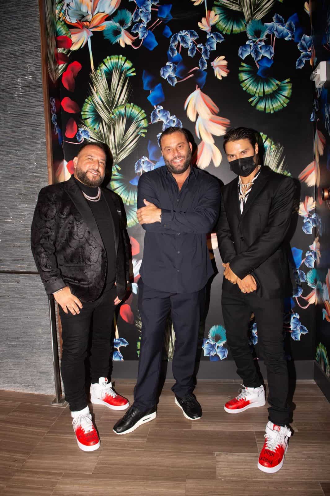 David "Papi" Einhorn, David Grutman and Alec Monopoly