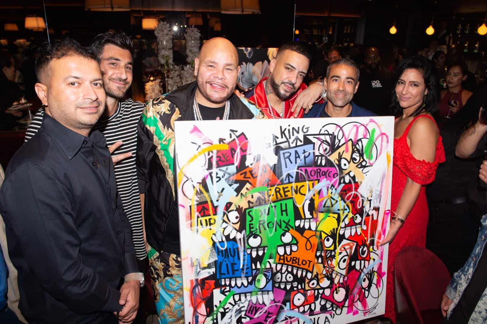 Kamal Hotchandani, Flore, Fat Joe, French Montana, Jean-François Sberro and Violet Camacho