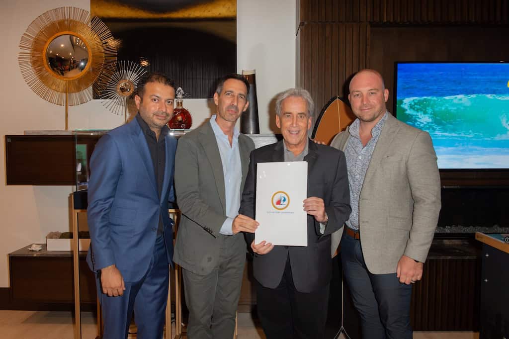 Kamal Hotchandani, Francois-Xavier Hotier, Commissioner Steven Glassman, Kyle Buckett