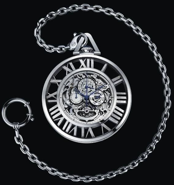 Cartier Grand Complication Skeleton Pocket Watch