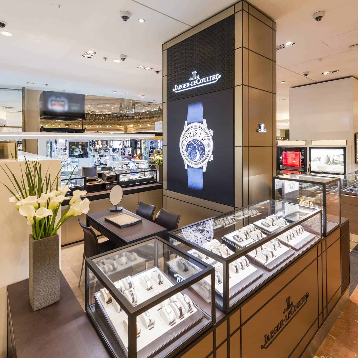 Jaeger-LeCoultre Opens Boutique At The Galeries Lafayette