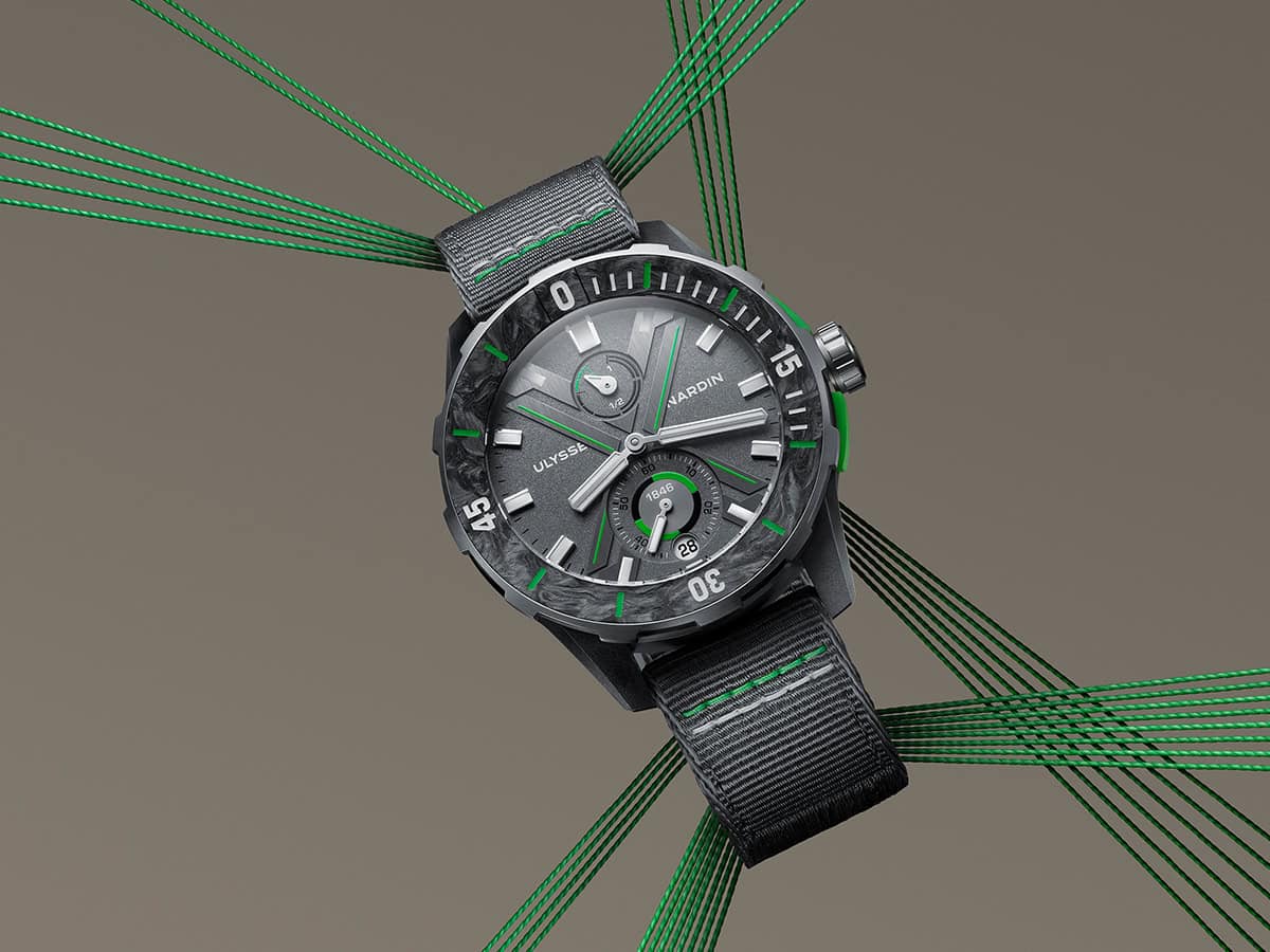 Ulysse Nardin Launches The Ocean Race Diver Making History As The First Diver Upcycled From Fishing Nets