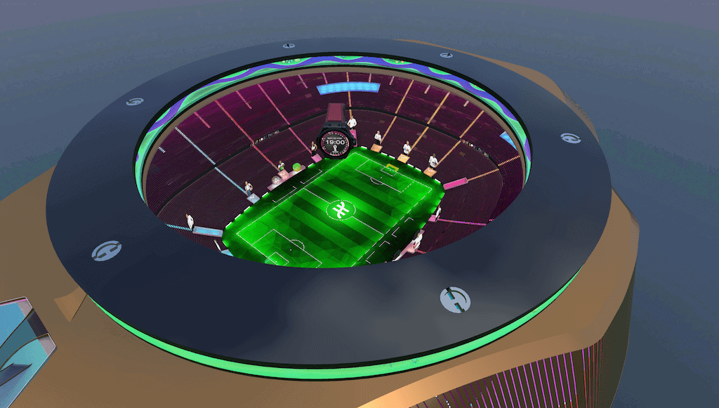 Hublot Becomes Timekeeper of the Metaverse with Hublot Loves Football Stadium