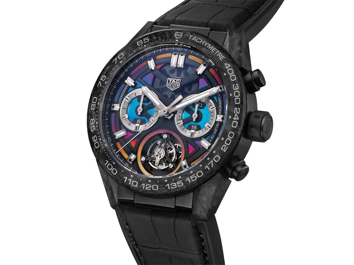 Haute News: TAG Heuer Launches A Rare Limited-Edition Carrera Chronograph Tourbillon Polychrome