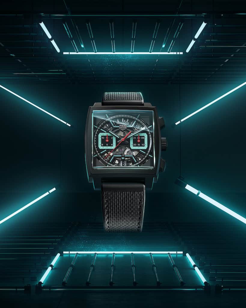 TAG Heuer Launched Three New Monaco Skeleton Dial Pieces at This Year’s F1 GP