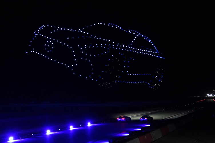 Lewis Hamilton & George Russell Join IWC Schaffhausen and Mercedes-AMG At “Speed City” Pop-Up Ahead Of F1 Las Vegas