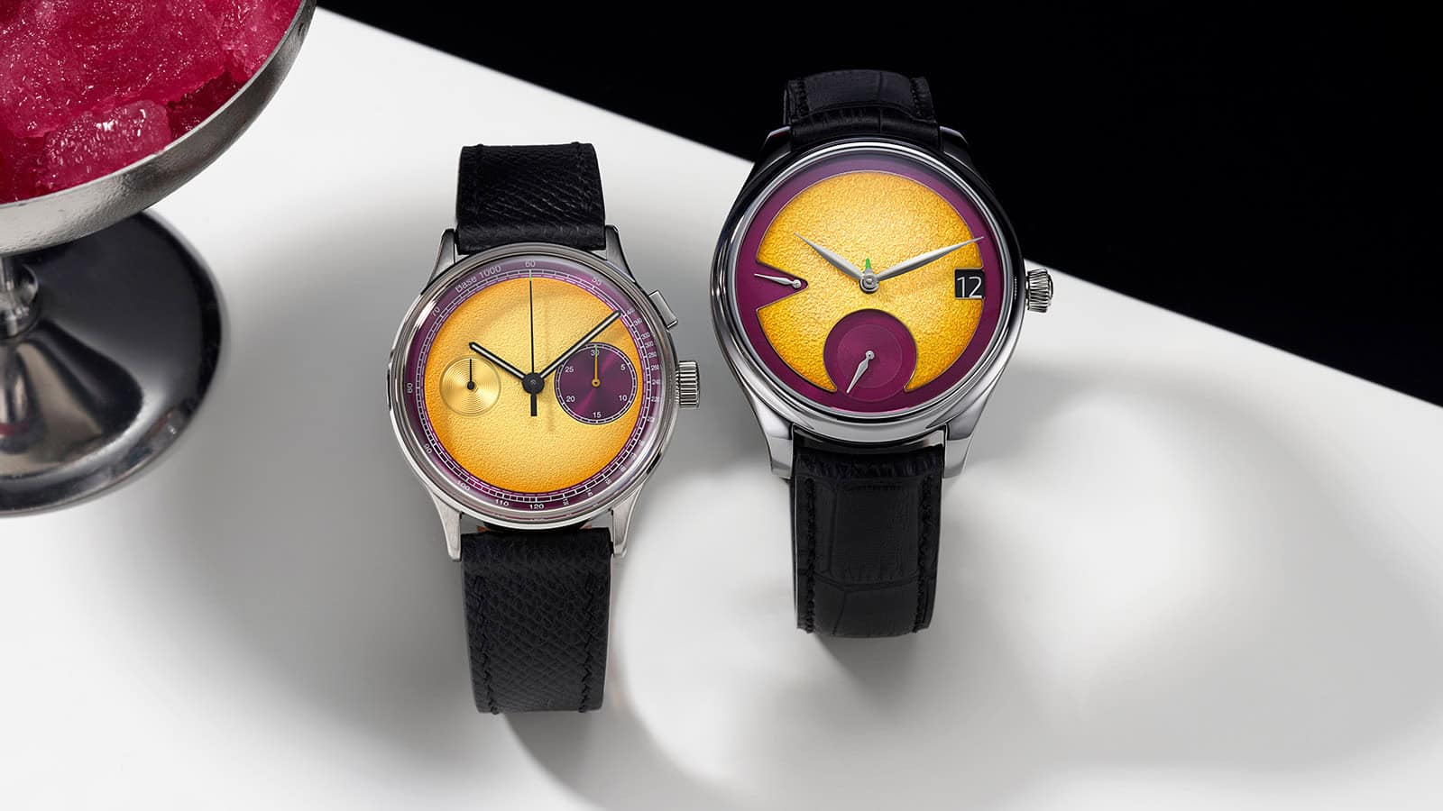 H. Moser & Cie. & Studio Underd0g Drop An Unconventional Collab: The Passion Fruit Timepieces