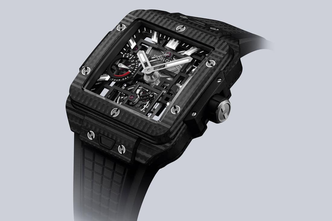 Hublot Unveils Square Bang Tourbillon With 4-Day Power Reserve