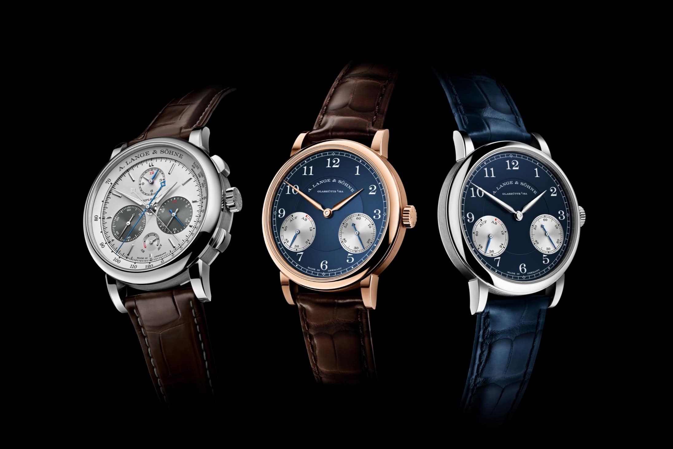 A. Lange & Söhne Introduces the Triple Split in Platinum, and the 1815 Up/Down in Pink and White Gold