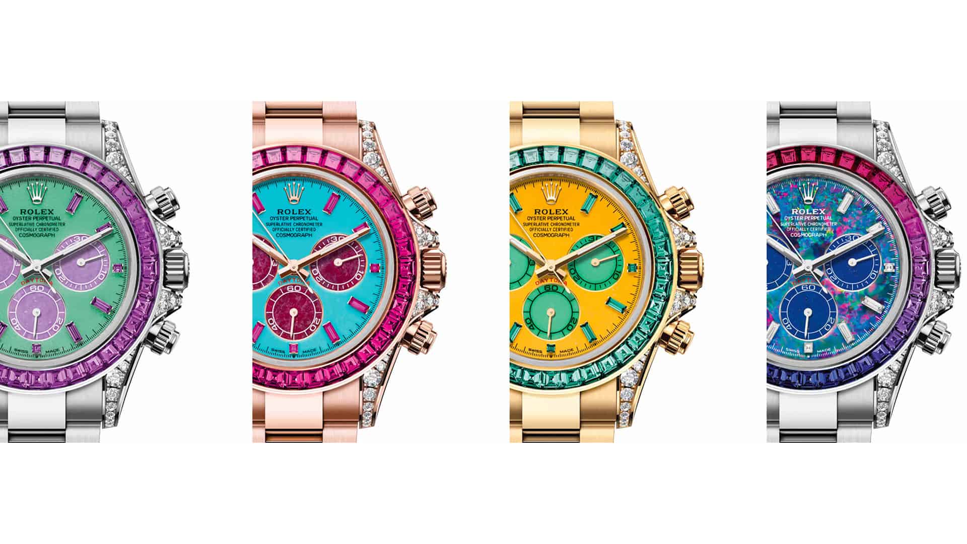 Roger Federer & Leonardo DiCaprio Auction Four Unique Rolex Daytonas for Charity