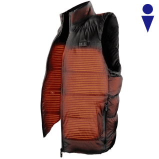 Verwarmde Bodywarmer Heren