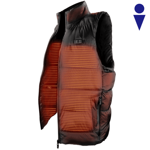 Verwarmde Bodywarmer Heren