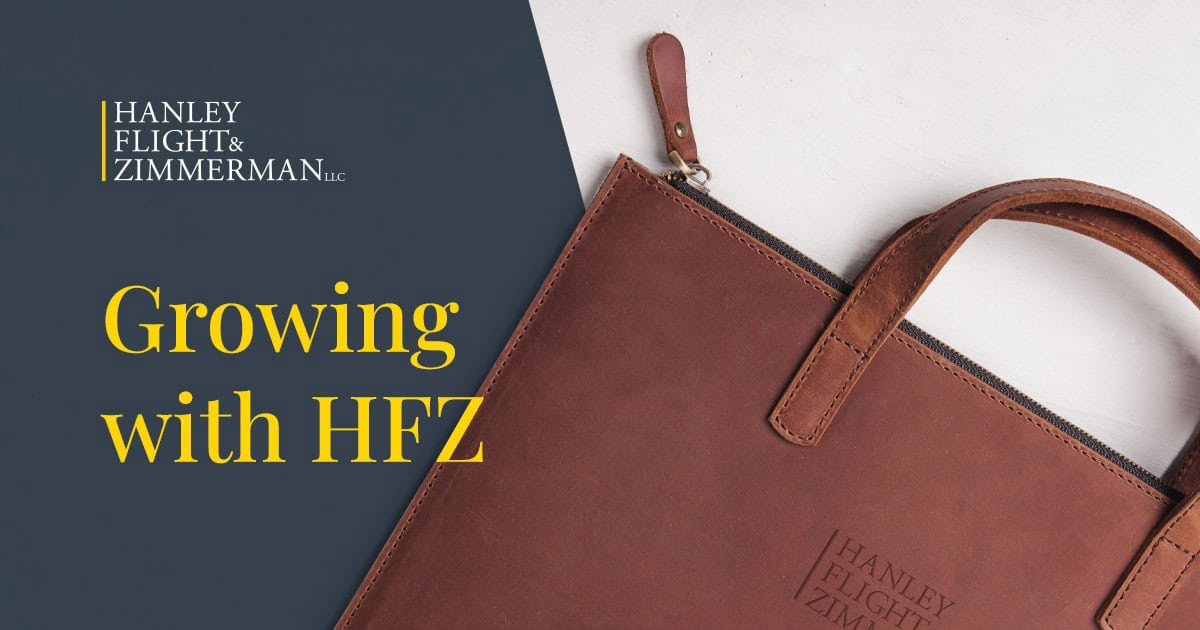 Growing with HFZ: Hanley Flight & Zimmerman develops great engineers into great patent attorneys