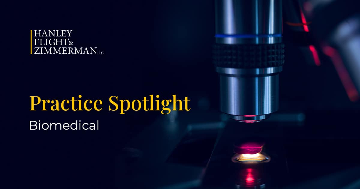 Practice Group Spotlight: Biomedical