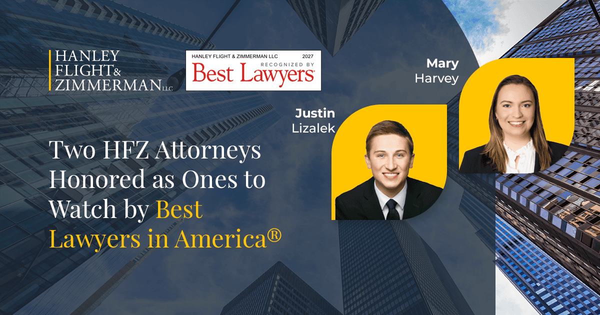 Two HFZ Attorneys Honored as Ones To Watch by Best Lawyers in America® for 2027