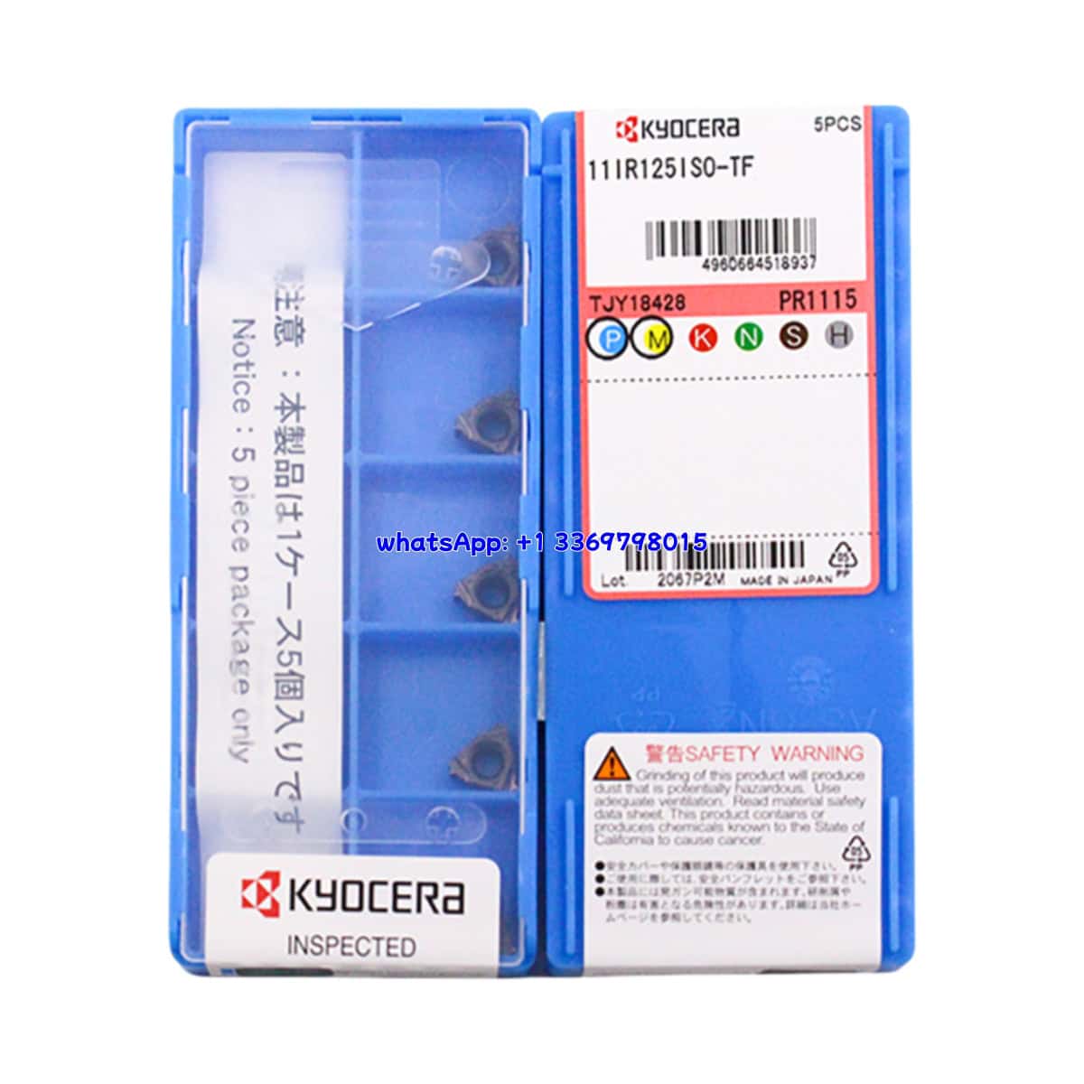 Kyocera 100% Original 11IR125ISO-TF PR1115 Cutting Tools 10PCS
