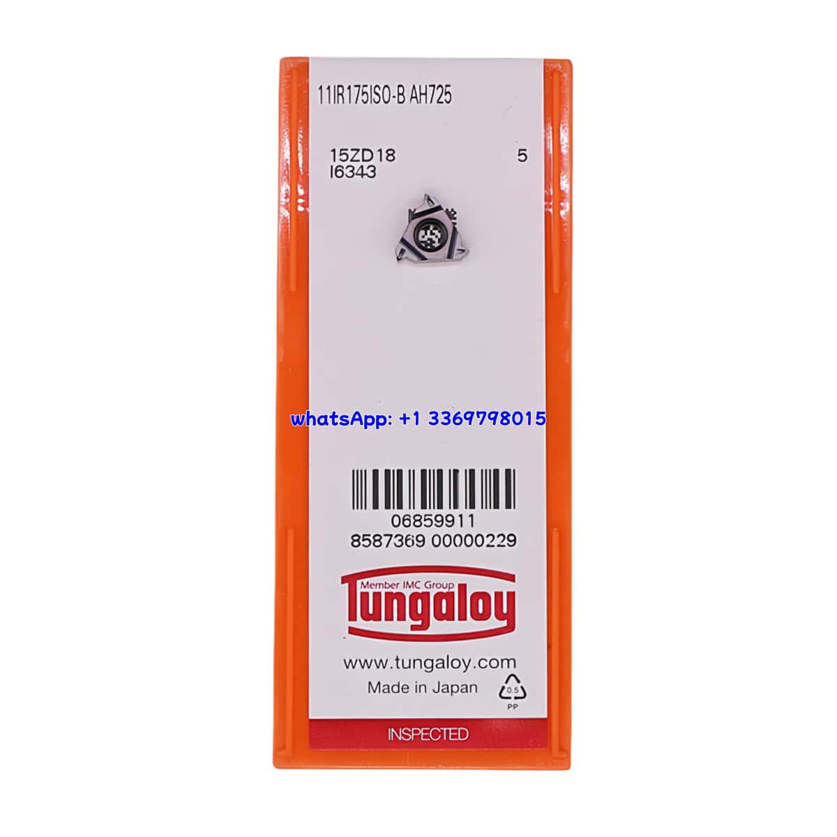 TUNGALOY 100% Original 11IR175ISO-B-AH725 Cutting Tools 10PCS