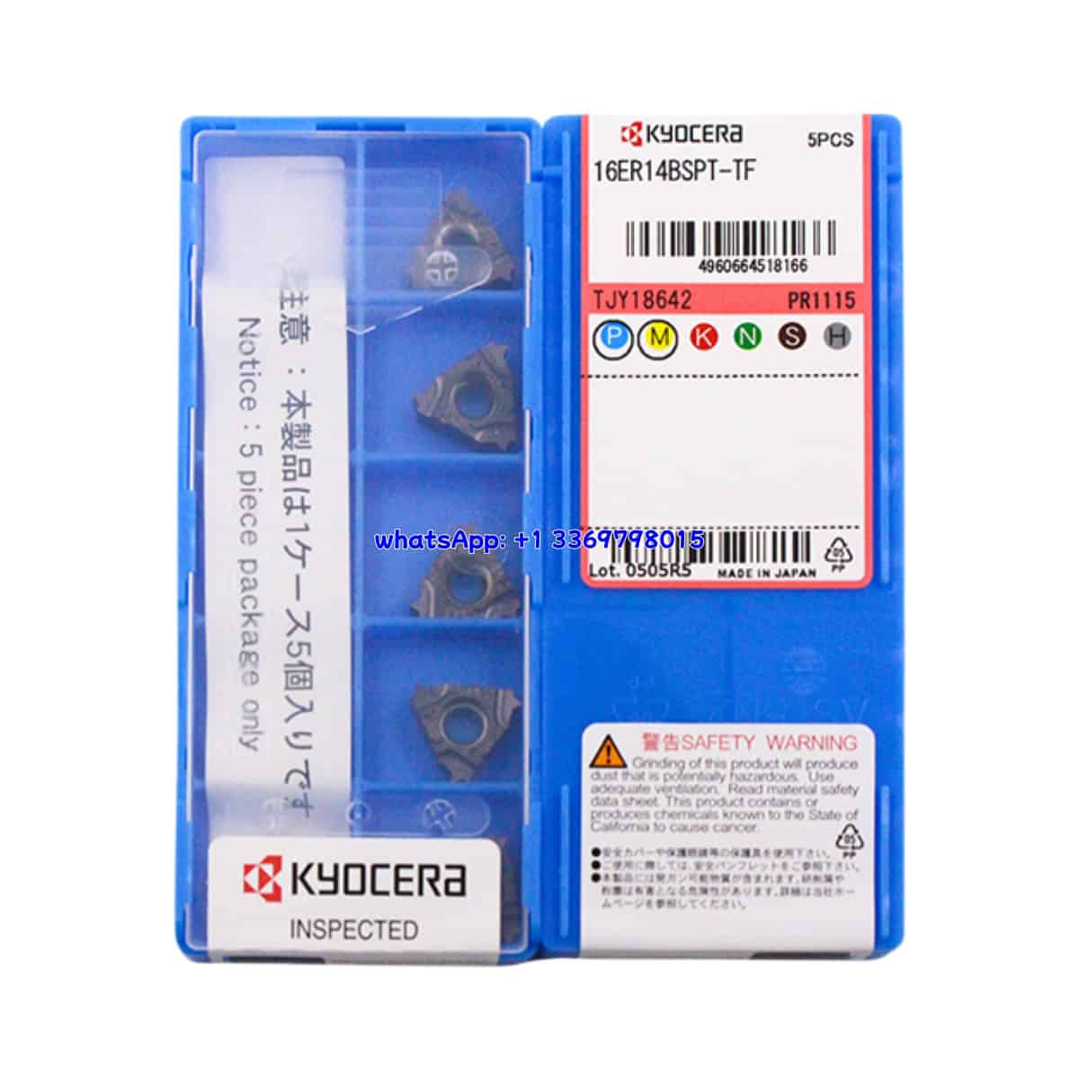 Kyocera 100% Original 16ER14BSPT-TF PR1115 Cutting Tools 10PCS