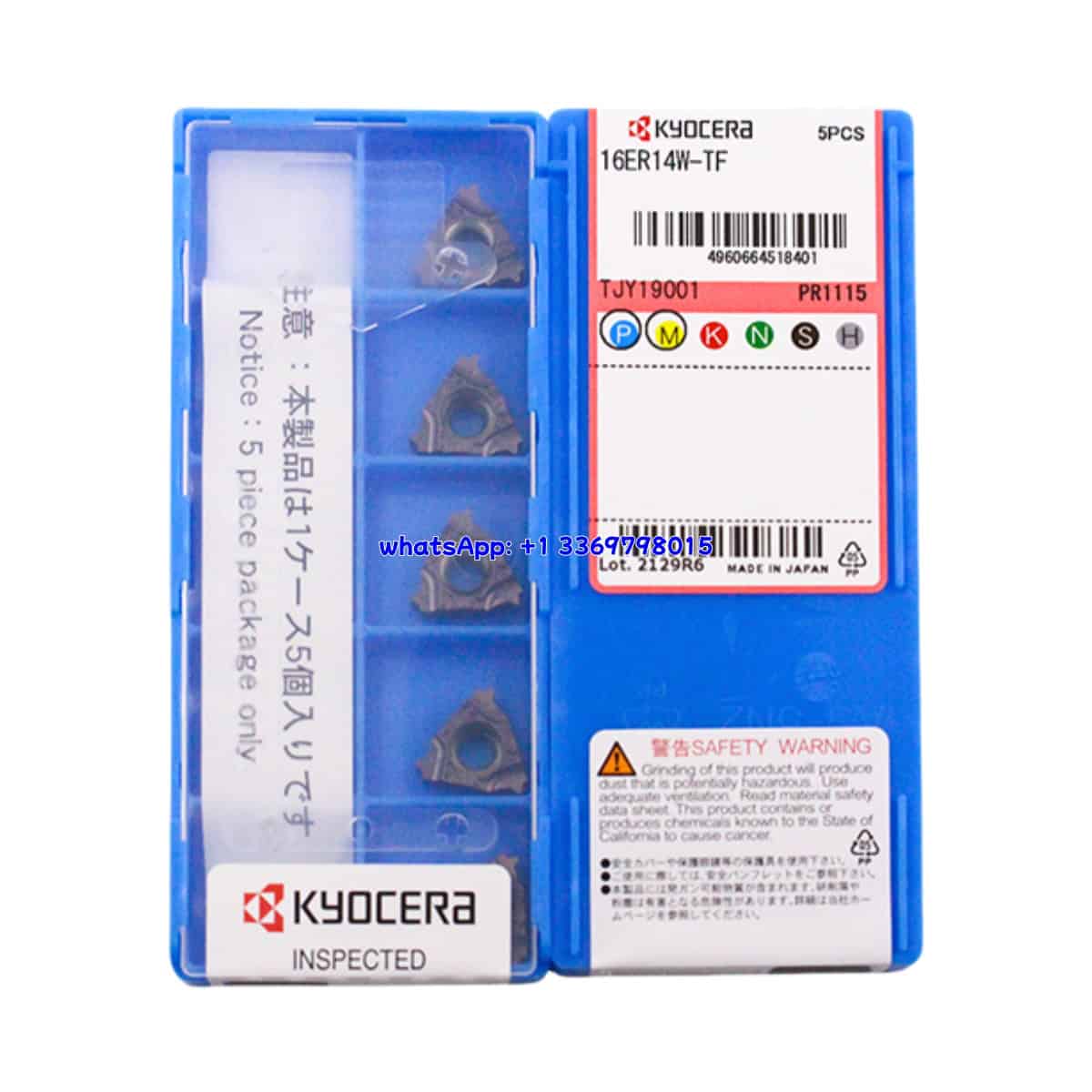 Kyocera 100% Original  Thread Insert 16ER14W-TQ PR1535  10pcs