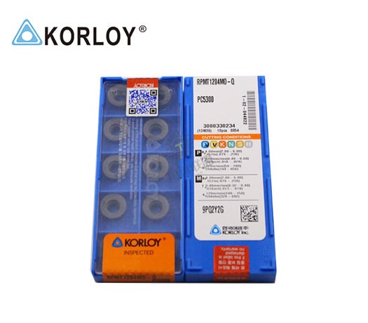 Korloy 100% Original  Cutting Tool Milling Insert RPMT1204MO-Q PC5300  10pcs