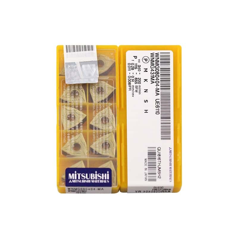 Mitsubishi 100% Original  Cutting Tool  Turning Insert WNMG080404-MA UE6110  10pcs