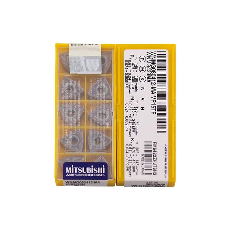 Mitsubishi 100% Original  Cutting Tool Turning Insert WNMG080412-MA VP15TF  10pcs