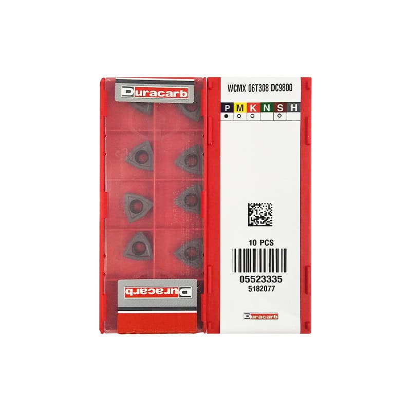 Duracarb 100% Original  Cutting Tools U drill Insert WCMX06T308 DC9800  10pcs