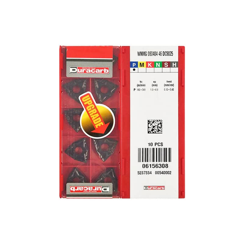 Duracarb 100% Original  Cutting Tools Turning Insert WNMG080404-46 DC9025  10pcs