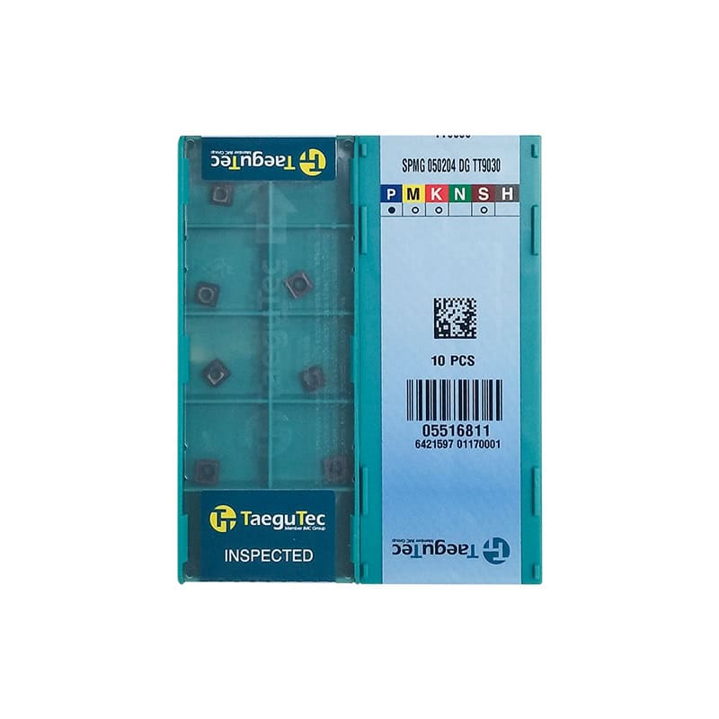 Taegutec 100% Original  Cutting Tool  Drill Insert SPMG050204-DG TT9030  10pcs