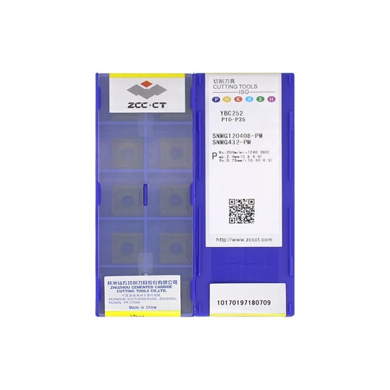ZCC CT 100% Original  Cutting Tool  Turning Insert SNMG120408-PM YBC252  10pcs