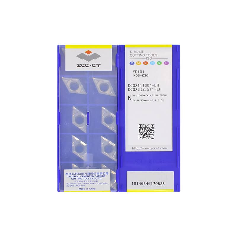 ZCC CT 100% Original  Cutting Tool  Turning Insert DCGX11T304-LH YD101  10pcs