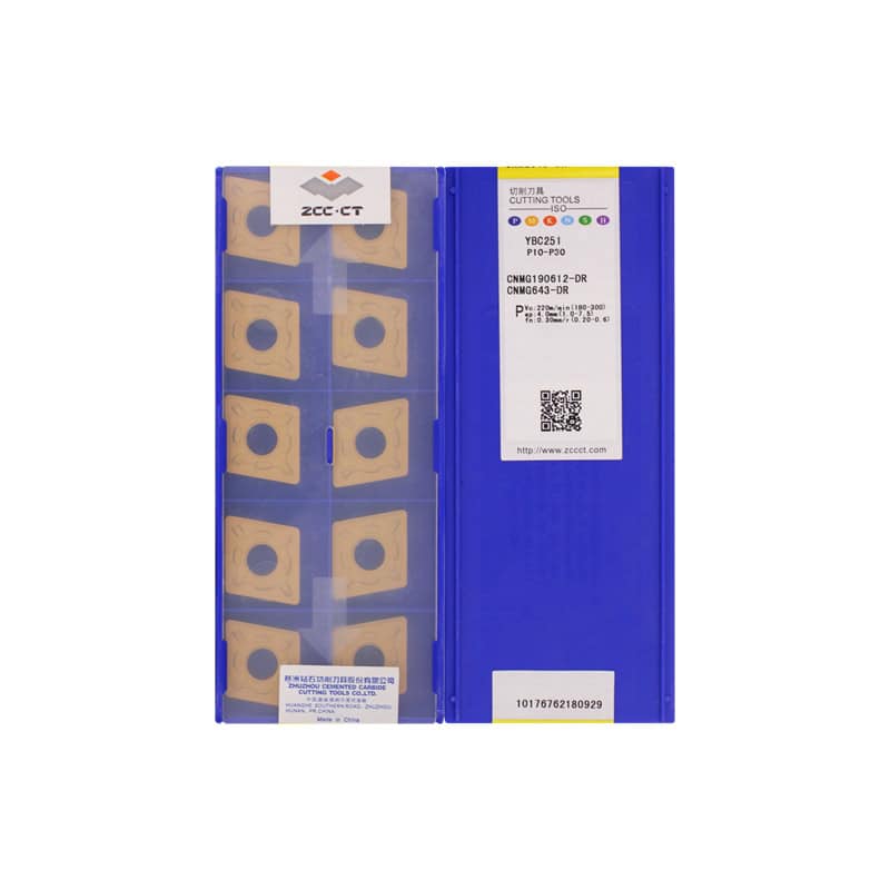ZCC CT 100% Original  Cutting Tool  Turning Insert CNMG190612-DR YBC251  10pcs