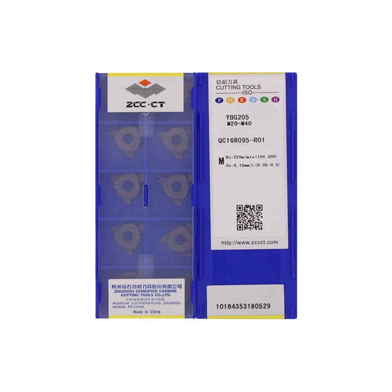 ZCC CT 100% Original  Cutting Tool  Groove Insert QC16R095X-R01 YBG205  10pcs
