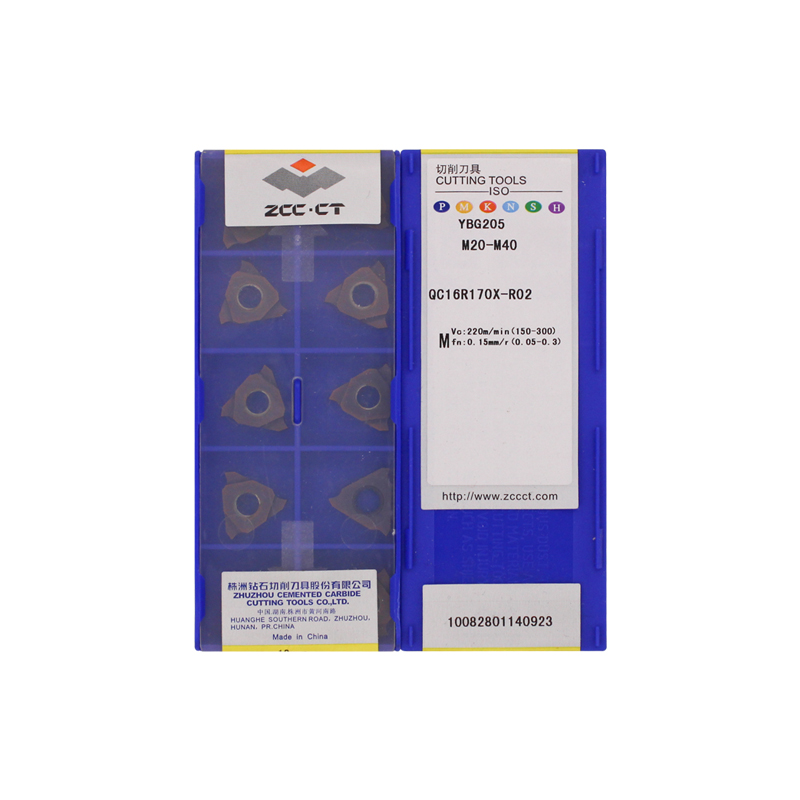 ZCC CT 100% Original  Cutting Tool  Groove Insert QC16R170X-R02 YBG205  10pcs
