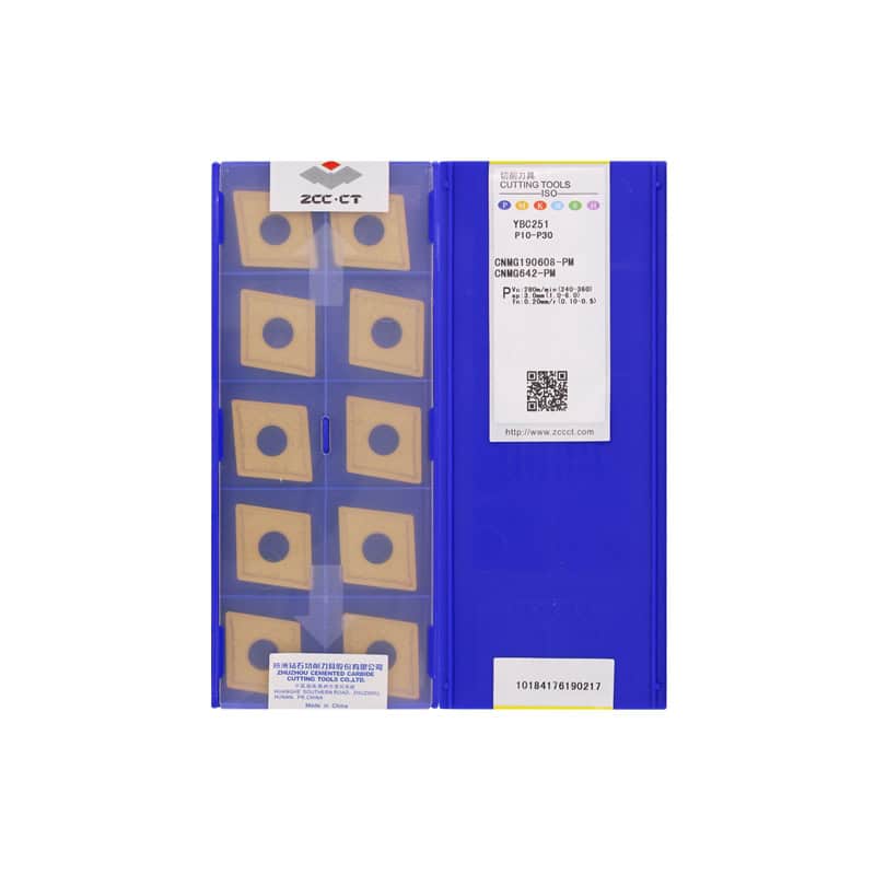 ZCC CT 100% Original  Cutting Tool  Turning Insert CNMG190608-PM YBC251  10pcs