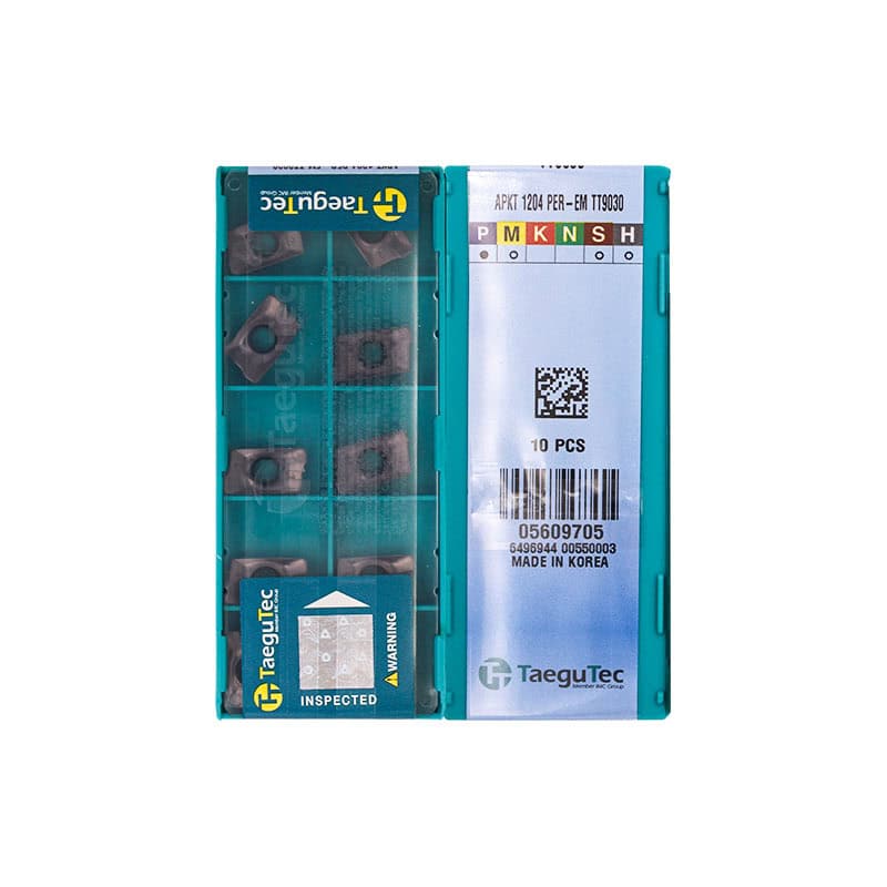 Taegutec 100% Original  Cutting Tool  Milling Insert APKT1204PER-EM TT9030  10pcs