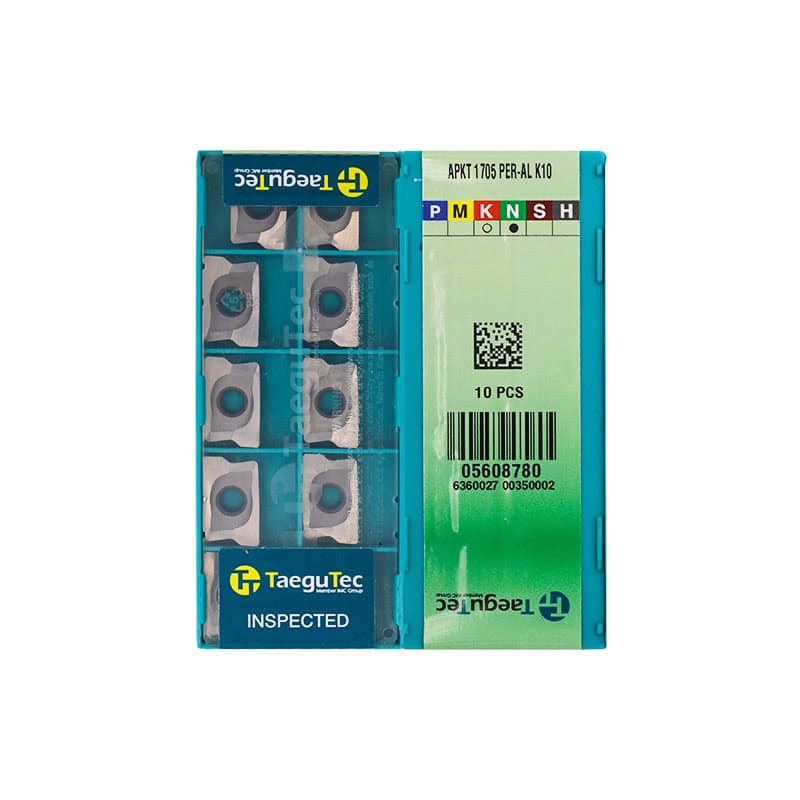Taegutec 100% Original  Cutting Tool  Milling Insert APKT1705PER-AL K10  10pcs
