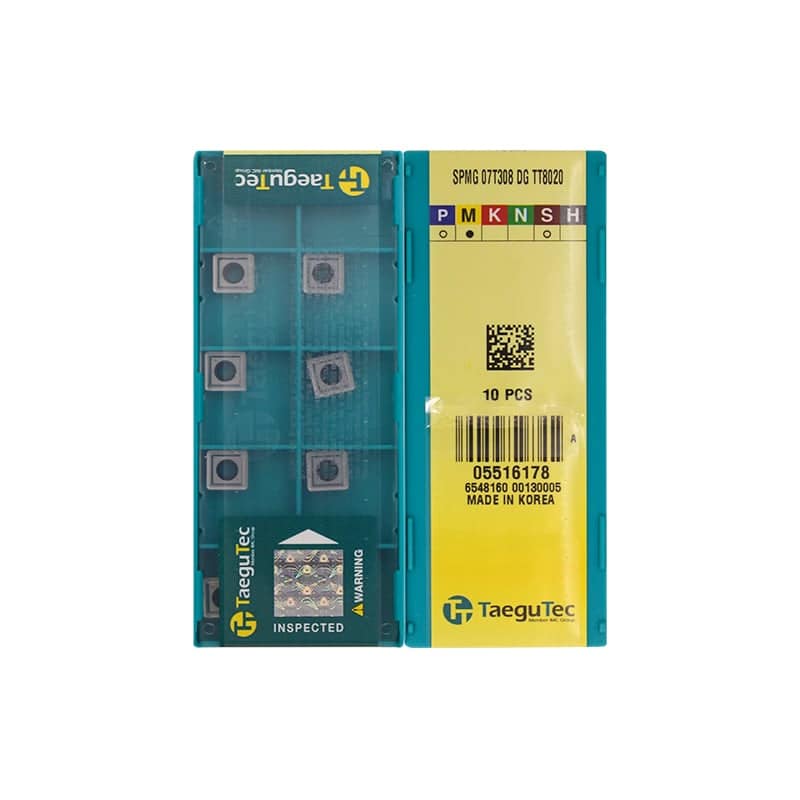 Taegutec 100% Original  Cutting Tool  Drill Insert SPMG07T308-DG TT8020  10pcs