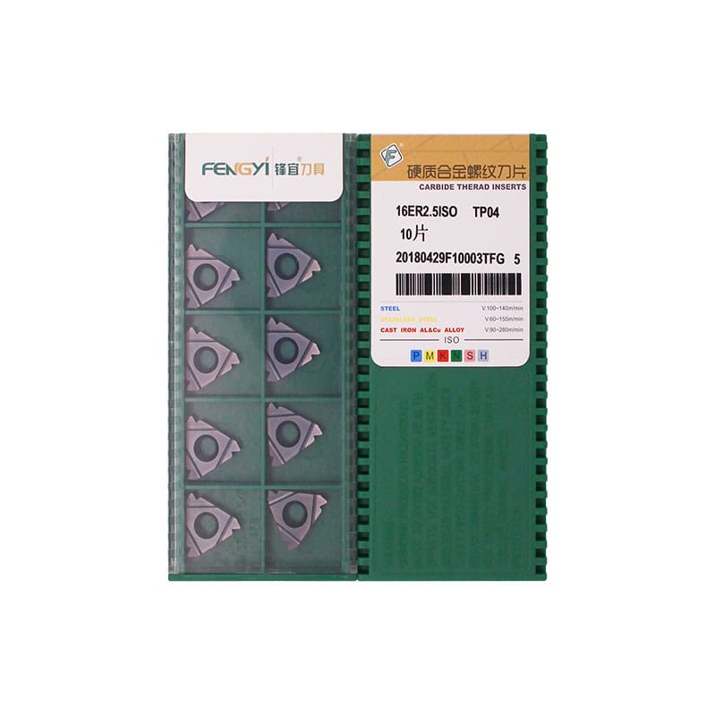 Fengyi 100% Original  Cutting Tools Thread Insert 16ER2.5ISO TP04  10pcs