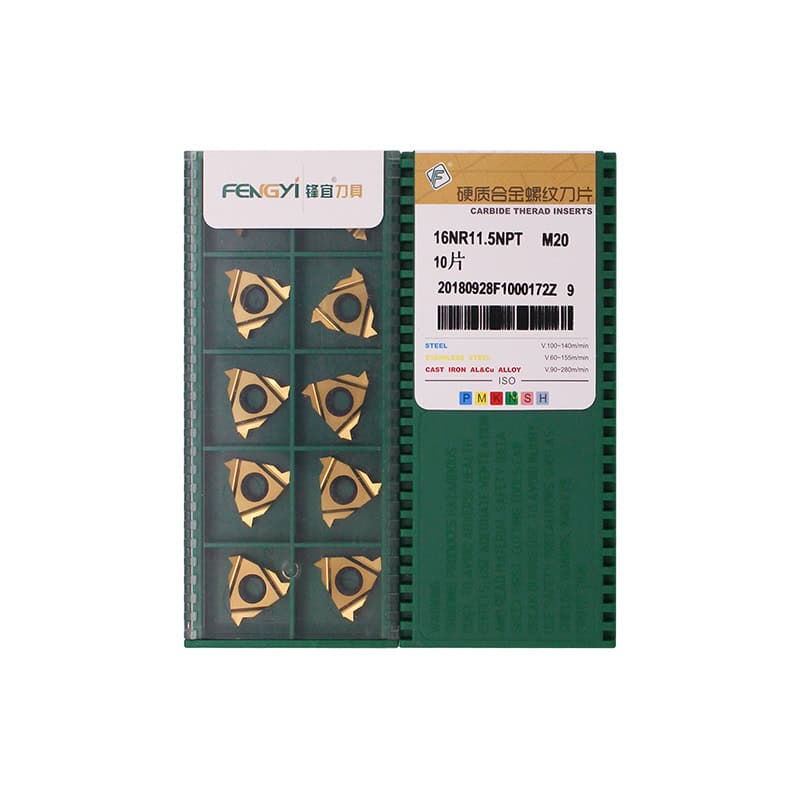 Fengyi 100% Original  Cutting Tools Thread Insert 16NR11.5NPT M20  10pcs