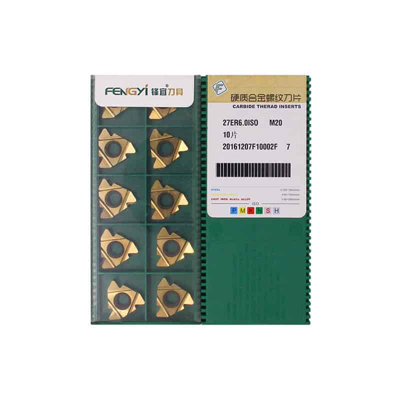 Fengyi 100% Original  Cutting Tools Thread Insert 27ER6.0TR M20  10pcs
